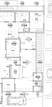青森県　木造2階建て動物病院　新築計画